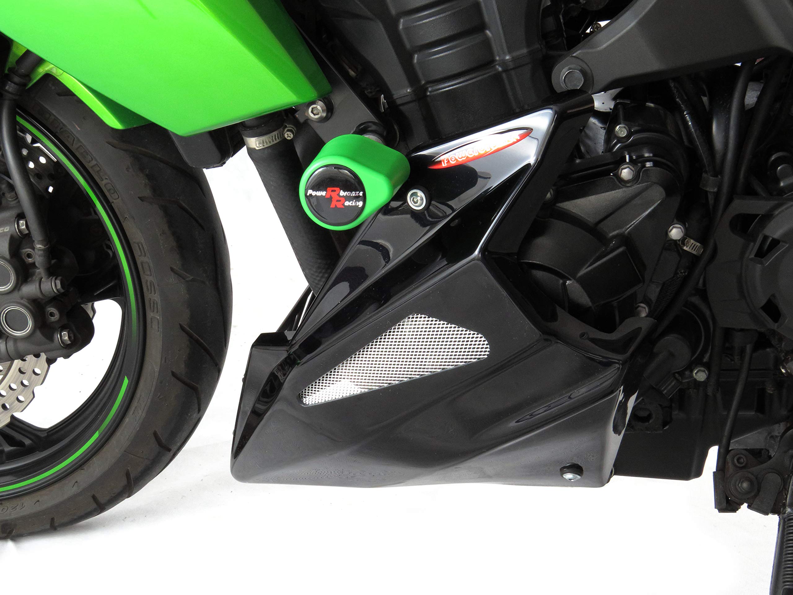 Powerbronze Belly Pan, Black-Silver Mesh for Kawasaki ,Z650, 17-19